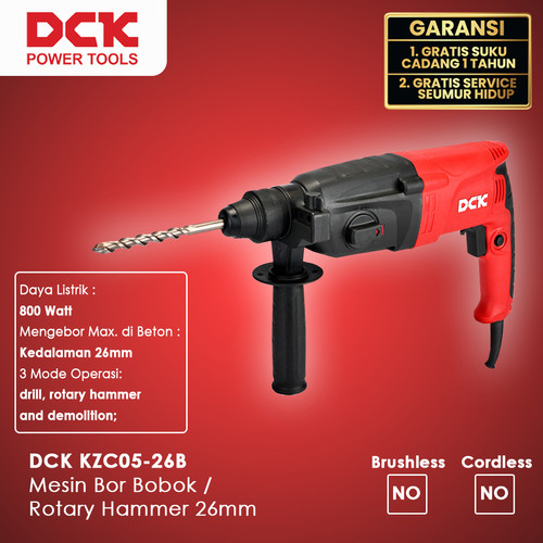 DCK KZC05-26B Mesin Bor Bobok / Rotary Hammer 26mm