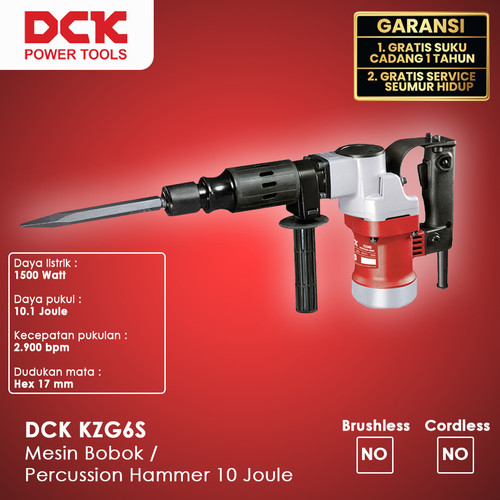 DCK KZG6S Mesin Bobok / Percussion Hammer 10 Joule