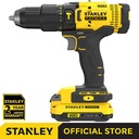 Stanley Cordless Impact Drill /Bor Impact Baterai 20V 1.5Ah SCD711C2K