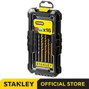 Stanley Drilling & Screwdriver Set / Mata Bor & Obeng 16pcs STA7221-XJ
