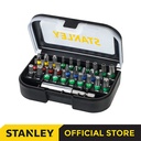 Stanley SBI810D2K Brushless Impact Driver Free STA60490-XJ 31 Pcs
