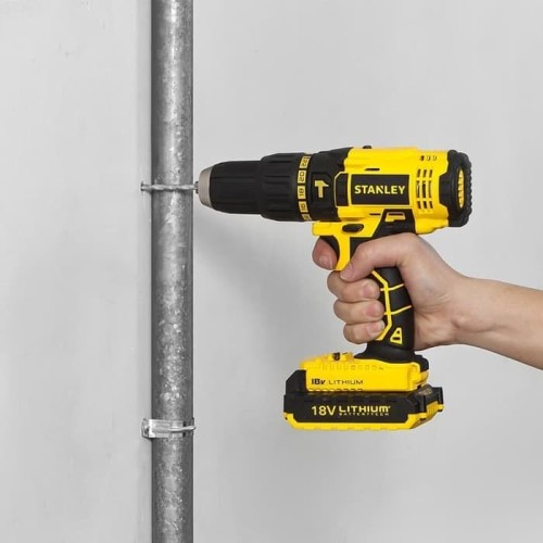 Stanley Cordless Impact Drill / Bor Impact Baterai 18V SCH20C2K