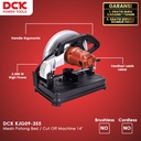 DCK KJG09-355 Mesin Potong Besi / Cut Off Machine 14"