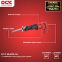 DCK KDJF02-28 Cordless Reciprocating Saw 28mm