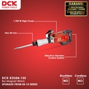 DCK KZG04-15S Demoliton Hammer / Mesin Bobok Tembok  40J