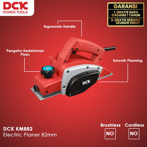 DCK KMB82 Electric Planer 82mm / Mesin Serut Kayu 82mm
