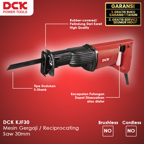 DCK KJF30 Mesin Gergaji / Reciprocating Saw 30mm