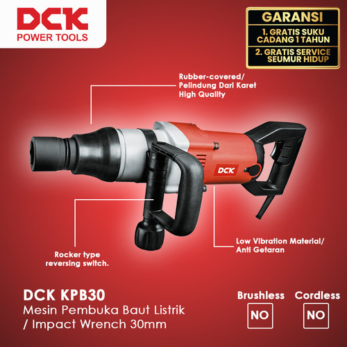 DCK KPB30 Mesin Pembuka Baut Listrik / Impact Wrench