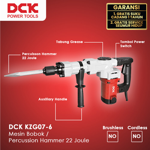 DCK KZG07-6 Mesin Bobok / Percussion Hammer 22 Joule