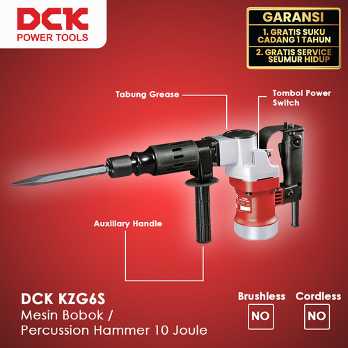 DCK KZG6S Mesin Bobok / Percussion Hammer 10 Joule