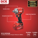 DCK KDPB358 Cordless Brushless Impact Wrench / Mesin Pembuka Baut Battery 358Nm