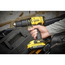 Stanley Cordless Impact Drill /Bor Impact Baterai 20V 1.5Ah SCD711C2K
