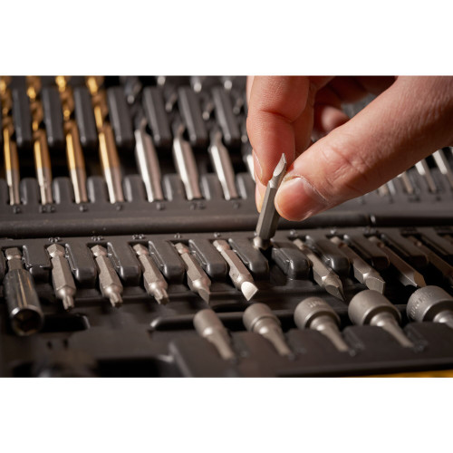 Stanley Drill&Screwdriving Set / Mata Bor&Obeng Set 100Pcs STA88548-XJ