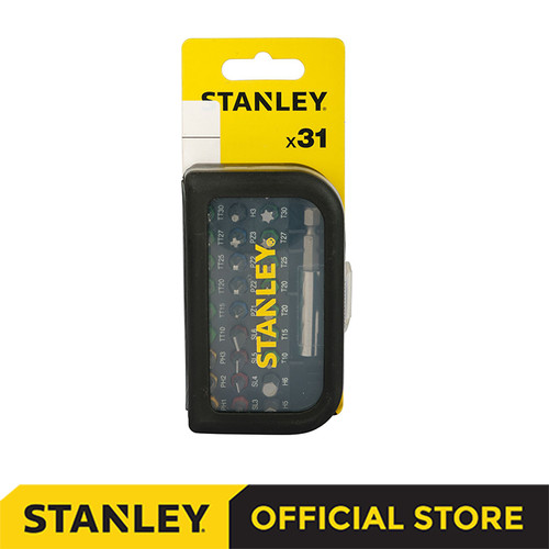 Stanley SBI810D2K Brushless Impact Driver Free STA60490-XJ 31 Pcs