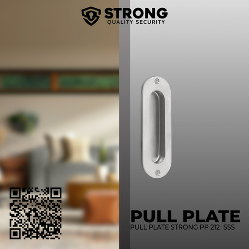 Pull Plate / Handle Tanam Pintu Geser/ PullPlate PP 212 SSS