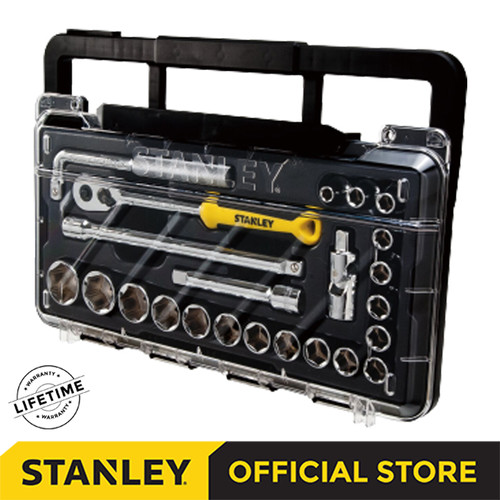 Stanley Kunci Soket Metric Set 8-32mm Sq1/2" 6Pts STMT74173-8