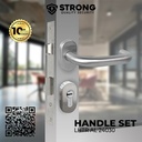 Handle kunci pintu aluminium 1 set - STRONG 24030 SSS