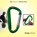 Gantungan Kunci Carabiner 8x80(5pcs) Hijau Nankai