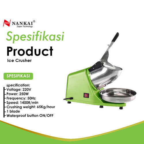 Mesin Es Serut Listrik / Ice Crusher Nankai