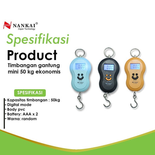 Timbangan Gantung Mini 50 Kg Ekonomis Nankai
