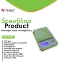 Timbangan Duduk Mini Digital 5kg Nankai