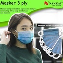 Masker 3 Ply + Izin Kemenkes (Isi 50 Pcs)