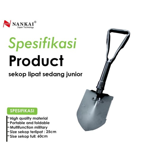 Sekop Cangkul Pacul Gergaji Lipat Portable Junior