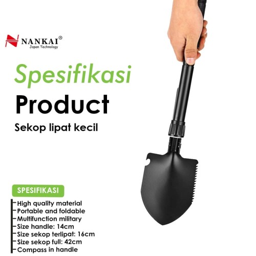 Sekop Cangkul Pacul Gergaji Mini Lipat Portable Junior