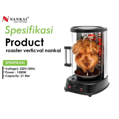 Panggangan Daging / Roaster Vertical Nankai