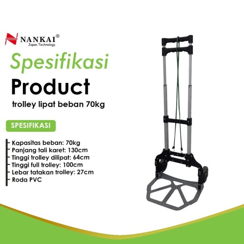 Nankai Trolley / Trolly / Troli Barang Lipat 70Kg