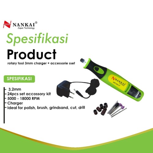Nankai Rotary Tool 3mm 24 pcs