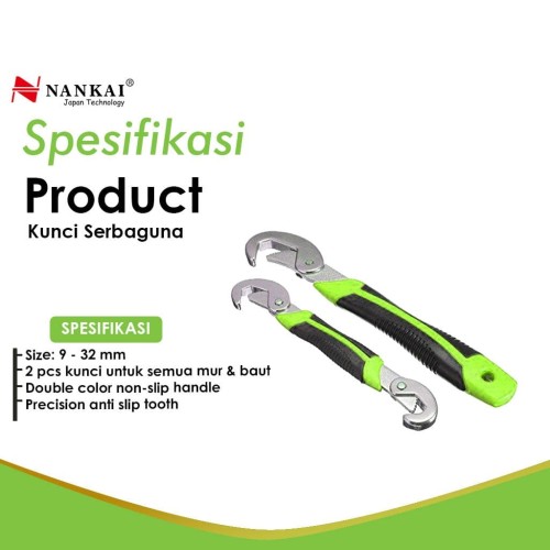 Kunci Serba Guna / Kunci Pas / Kunci Snap N Grip Nankai