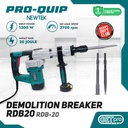 PRO-QUIP NEWTEK Mesin Bobok Beton Mesin Jack Hammer 20 Joule Demolition Breaker RDB20