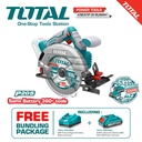 TOTAL LITHIUM-ION CIRCULAR SAW/MESIN GERGAJI CIRCULAR 6,5" TSLI1651
