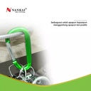 Gantungan Kunci Carabiner 8x80(5pcs) Hijau Nankai