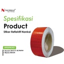 Stiker Reflektor Merah 2" x 45 Meter Nankai