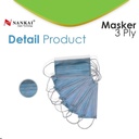 Masker 3 Ply + Izin Kemenkes (Isi 50 Pcs)