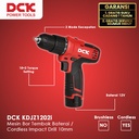 DCK KDJZ1202iE Mesin Bor Tembok Baterai / Cordless Impact Drill 10mm