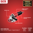 DCK KSM125A Mesin Gerinda / Angle Grinder Tangan 5"