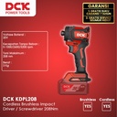 DCK KDPL208EM Cordless Brushless Impact Driver / Screwdriver 208Nm