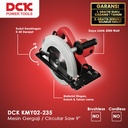 DCK KMY02-235 Mesin Gergaji / Circular Saw 9"