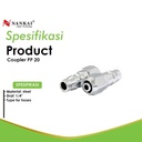 Coupler / Sambungan Selang Kompresor PP 20 Nankai