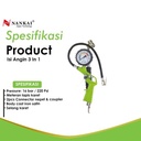Pengisi Angin Ban 3 in 1 Nankai