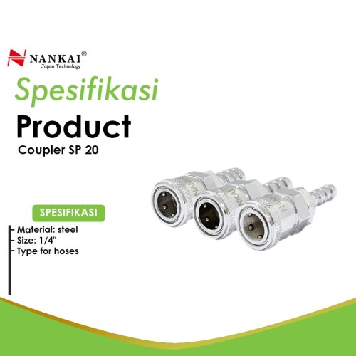 Coupler / Sambungan Selang Kompresor SP 20 Nankai