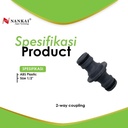 Tap Adaptor Sambungan / Connector selang Cabang 2 Nankai