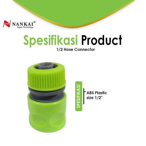Sambungan / Connector selang 1/2" Nankai