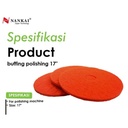 Tatakan Alas Poles Lantai / Buffing Polishing Pad 17" Dongsing