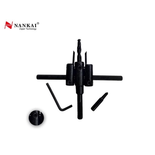 Mata Bor Kayu Jangka / Adjustable Circle Hole Cutter Nankai