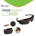 Kacamata Safety Sepeda Sporty Hitam Nankai