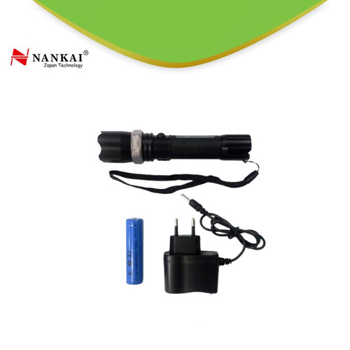 Senter Tangan LED ZOOM + Charger Nankai